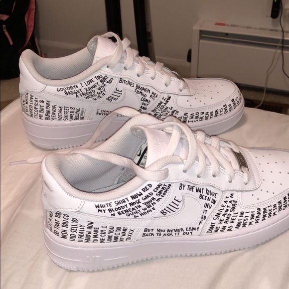 custom air force 1 poshmark